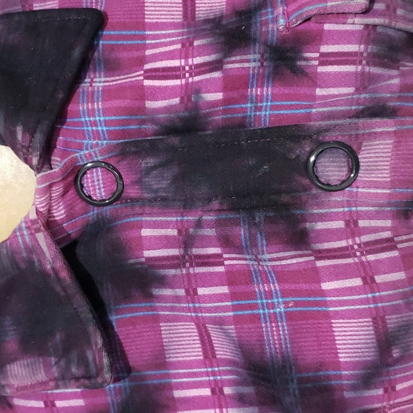 Vintage Roxy Logo Tie Dye Design Jacket Sz Medium - Picture 2 of 11